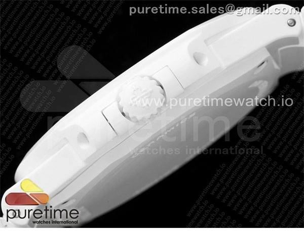 Patek Philippe AMG공장 파텍필립 노틸러스 5711 화이트풀세라믹 화이트다이얼 화이트러버스트랩 AET Nautilus 5711 White Ceramic AMGF Best Edition White Dial on White Rubber Strap MIYOTA 9015 레플리카 9번 이미지 - 시계 | 세미샵 레플리카 사이트