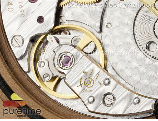 Patek Philippe PP공장 파텍필립 노틸러스 5712 로즈골드금통 브라운다이얼 브라운가죽스트랩 Nautilus 5712 RG PPF 1_1 Best Edition Brown Dial on Brown Leather Strap A240 Super Clone V2 PPF공장 레플리카 18번 이미지 - 시계 | 세미샵 레플리카 사이트