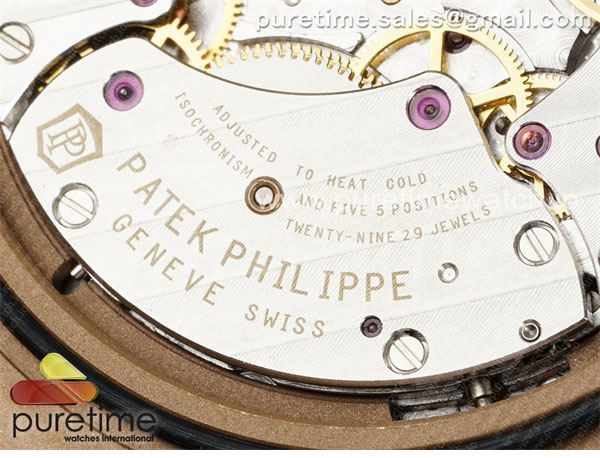 Patek Philippe PP공장 파텍필립 노틸러스 5712 로즈골드금통 브라운다이얼 브라운가죽스트랩 Nautilus 5712 RG PPF 1_1 Best Edition Brown Dial on Brown Leather Strap A240 Super Clone V2 PPF공장 레플리카 19번 이미지 - 시계 | 세미샵 레플리카 사이트