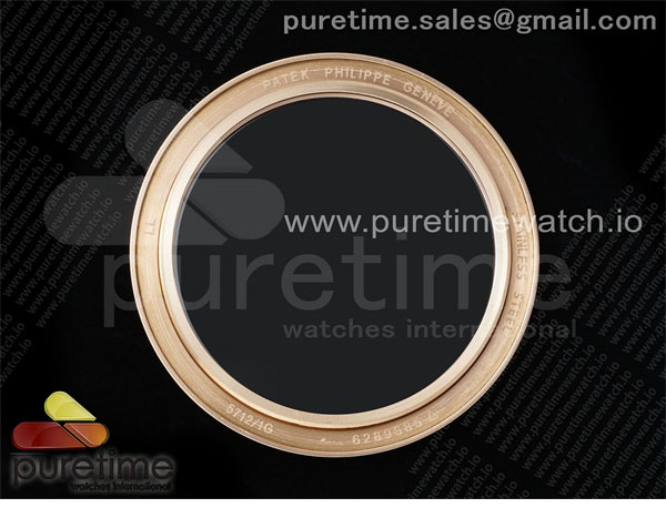 Patek Philippe PP공장 파텍필립 노틸러스 5712 로즈골드금통 브라운다이얼 브라운가죽스트랩 Nautilus 5712 RG PPF 1_1 Best Edition Brown Dial on Brown Leather Strap A240 Super Clone V2 PPF공장 레플리카 21번 이미지 - 시계 | 세미샵 레플리카 사이트