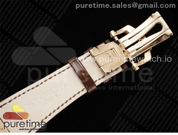 Patek Philippe PP공장 파텍필립 노틸러스 5712 로즈골드금통 브라운다이얼 브라운가죽스트랩 Nautilus 5712 RG PPF 1_1 Best Edition Brown Dial on Brown Leather Strap A240 Super Clone V2 PPF공장 레플리카 34번 이미지 - 시계 | 세미샵 레플리카 사이트