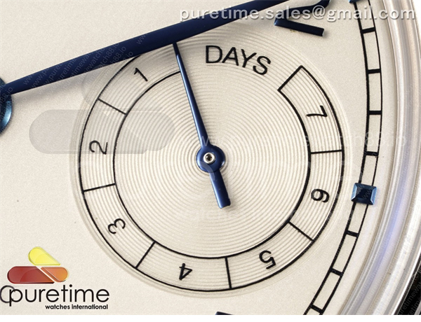 I W C APS공장 IWC 포르투기저 스틸 화이트다이얼 블루가죽스트랩 Portugieser Automatic 42mm SS APSF 1_1 Best Edition White Dial Blue Marker on Blue Leather Strap A52011 레플리카 4번 이미지 - 시계 | 세미샵 레플리카 사이트