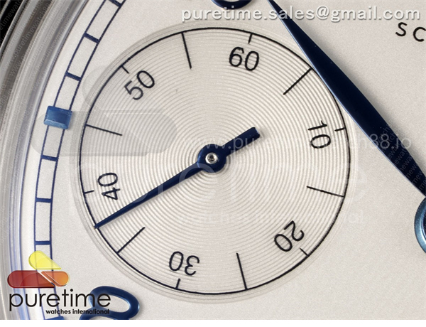 I W C APS공장 IWC 포르투기저 스틸 화이트다이얼 블루가죽스트랩 Portugieser Automatic 42mm SS APSF 1_1 Best Edition White Dial Blue Marker on Blue Leather Strap A52011 레플리카 6번 이미지 - 시계 | 세미샵 레플리카 사이트