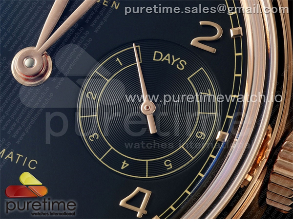 I W C APS공장 IWC 포르투기저 오토메틱 로즈골드금통 블랙다이얼 블랙가죽스트랩 Portugieser Automatic 42mm RG APSF 1_1 Best Edition Black Dial on Black Leather Strap A52010 레플리카 4번 이미지 - 시계 | 세미샵 레플리카 사이트