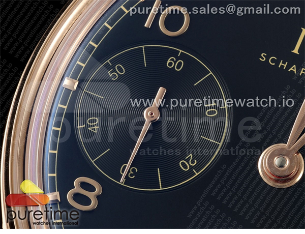 I W C APS공장 IWC 포르투기저 오토메틱 로즈골드금통 블랙다이얼 블랙가죽스트랩 Portugieser Automatic 42mm RG APSF 1_1 Best Edition Black Dial on Black Leather Strap A52010 레플리카 6번 이미지 - 시계 | 세미샵 레플리카 사이트