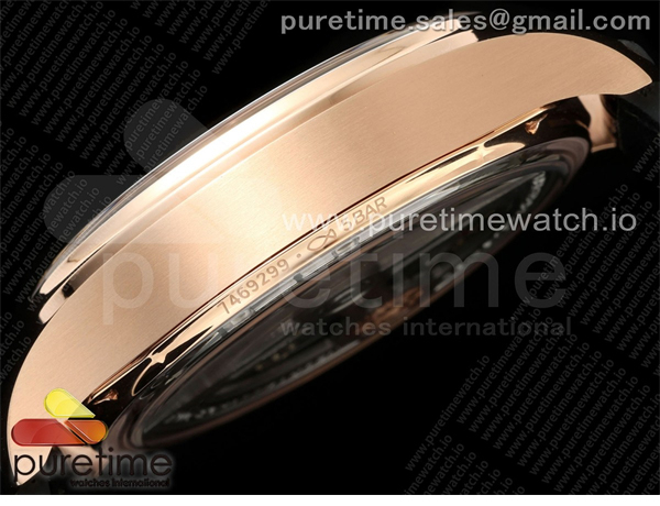 I W C APS공장 IWC 포르투기저 오토메틱 로즈골드금통 블랙다이얼 블랙가죽스트랩 Portugieser Automatic 42mm RG APSF 1_1 Best Edition Black Dial on Black Leather Strap A52010 레플리카 9번 이미지 - 시계 | 세미샵 레플리카 사이트