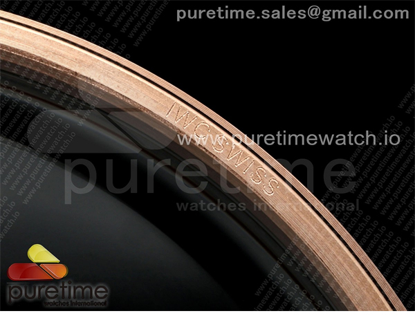 I W C APS공장 IWC 포르투기저 오토메틱 로즈골드금통 블랙다이얼 블랙가죽스트랩 Portugieser Automatic 42mm RG APSF 1_1 Best Edition Black Dial on Black Leather Strap A52010 레플리카 25번 이미지 - 시계 | 세미샵 레플리카 사이트