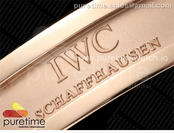 I W C APS공장 IWC 포르투기저 오토메틱 로즈골드금통 블랙다이얼 블랙가죽스트랩 Portugieser Automatic 42mm RG APSF 1_1 Best Edition Black Dial on Black Leather Strap A52010 레플리카 39번 이미지 - 시계 | 세미샵 레플리카 사이트