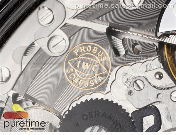 I W C APS공장 IWC 포르투기저 오토메틱 스틸 화이트다이얼 블랙가죽스트랩 Portugieser Automatic 42mm SS APSF 1_1 Best Edition White Dial RG Marker on Black Leather Strap A52011 레플리카 18번 이미지 - 시계 | 세미샵 레플리카 사이트