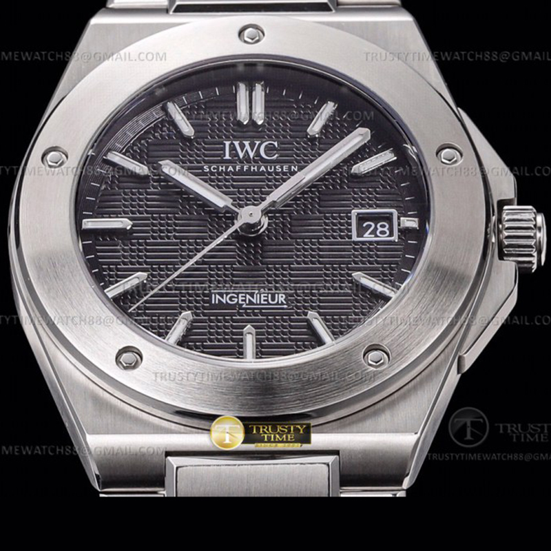 I W C GH공장 IWC 인제니어 블랙다이얼 브레이슬릿 IWC0555B – Ingenieur Auto SS_SS Black GHF MY9015 레플리카 1번 이미지 - 시계 | 세미샵 레플리카 사이트