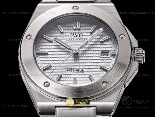 I W C GH공장 IWC 인제니어 실버다이얼 브레이슬릿 IWC0555A – Ingenieur Auto SS_SS Silver GHF MY9015 레플리카 4번 이미지 - 시계 | 세미샵 레플리카 사이트