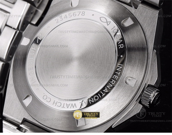I W C GH공장 IWC 인제니어 아쿠아다이얼 브레이슬릿 IWC0555D – Ingenieur Auto SS_SS A-Grn GHF MY9015 그린 블루 레플리카 8번 이미지 - 시계 | 세미샵 레플리카 사이트