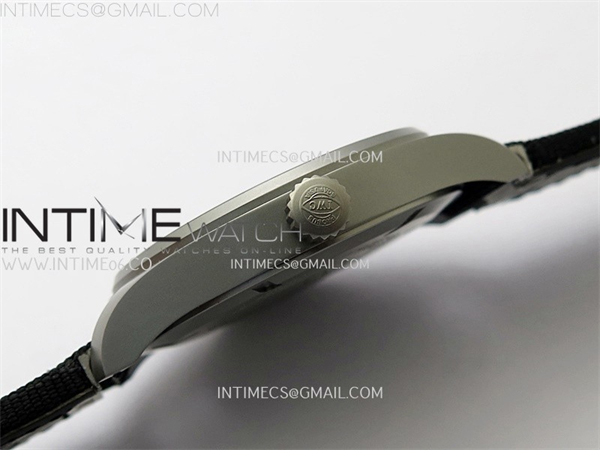 I W C M+공장 IWC 마크20 그레이다이얼 블랙스트랩 Pilot Mark XX IW3282 Ti M+F 1_1 Best Edition Gray Dial on Black Nylon Strap MIYOTA 9015 엠플러스 레플리카 9번 이미지 - 시계 | 세미샵 레플리카 사이트