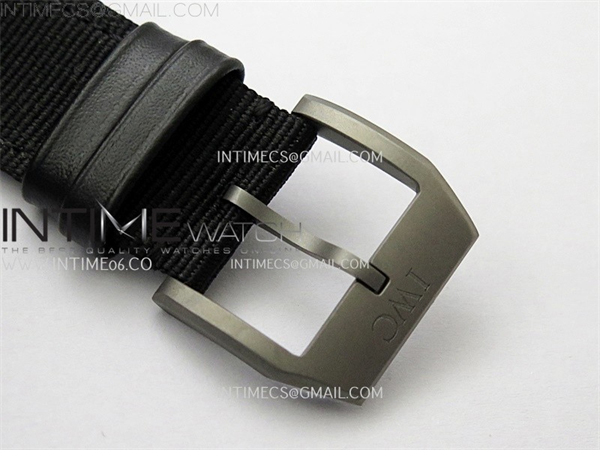 I W C M+공장 IWC 마크20 그레이다이얼 블랙스트랩 Pilot Mark XX IW3282 Ti M+F 1_1 Best Edition Gray Dial on Black Nylon Strap MIYOTA 9015 엠플러스 레플리카 12번 이미지 - 시계 | 세미샵 레플리카 사이트