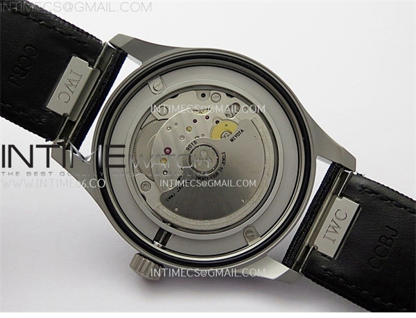 I W C M+공장 IWC 마크20 그레이다이얼 블랙스트랩 Pilot Mark XX IW3282 Ti M+F 1_1 Best Edition Gray Dial on Black Nylon Strap MIYOTA 9015 엠플러스 레플리카 20번 이미지 - 시계 | 세미샵 레플리카 사이트
