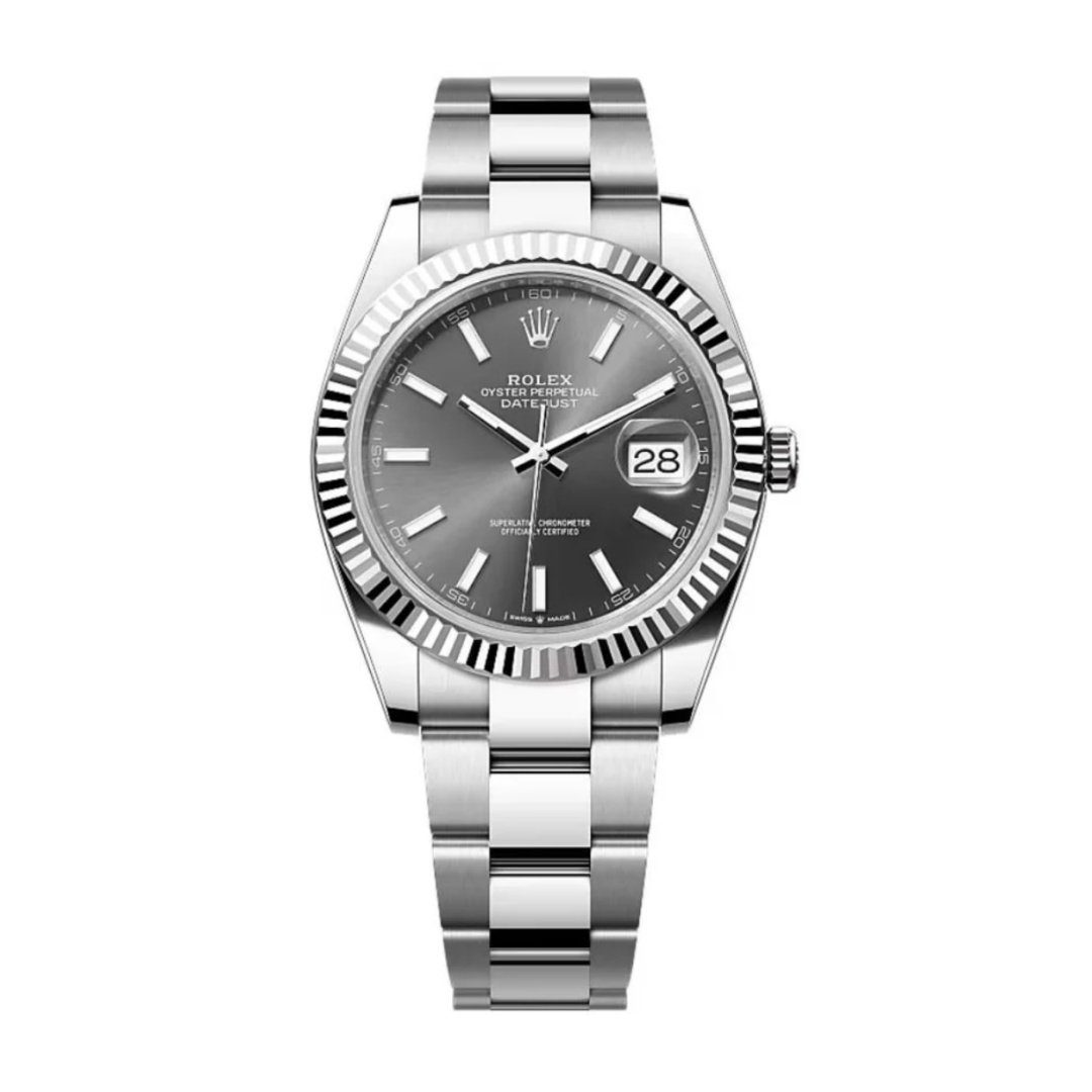 Rolex Datejust 126334-0013 Grey Luminous Dial 41mm
