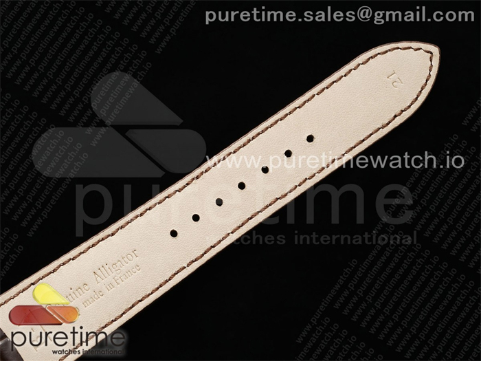 Jaeger Le Coultre APS공장 예거르쿨트르 마스터 울트라씬 문페이즈 로즈골드금통 화이트다이얼 브라운가죽스트랩 Master Ultra Thin Moon RG APSF 1_1 Best Edition White Dial on Brown Leather Strap SA925 Super Clone 레플리카 4번 이미지 - 시계 | 세미샵 레플리카 사이트