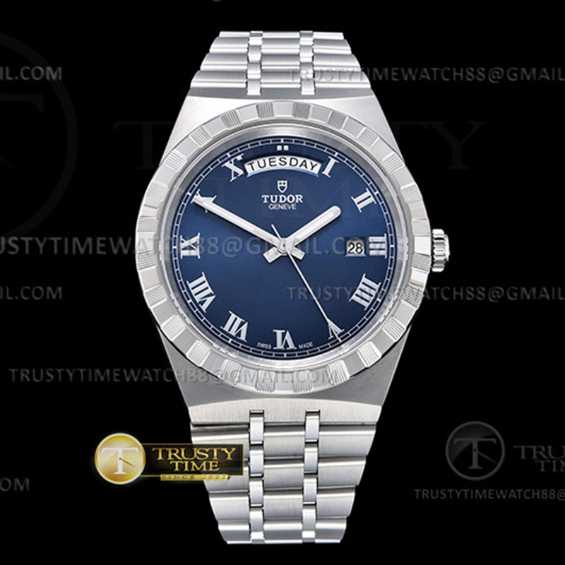 V7공장 튜더 로얄 28600 스틸 블루다이얼 로만인덱스 브레이슬릿 Tudor Royal 28600 41mm SS_SS Blue_Rmn V7F A2836