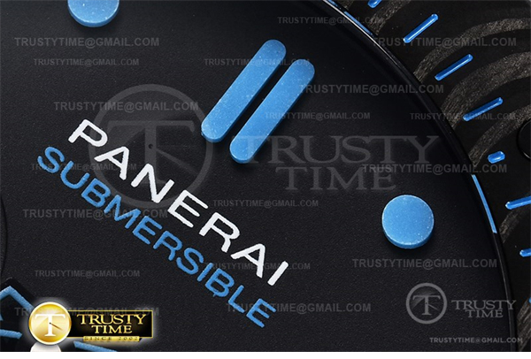 VS공장 파네라이 PAM1616 카보테크 블랙다이얼 러버스트랩 PAM1616 Carbotech Submersible 47mm CB_RU VSF P9000 - 상세 이미지