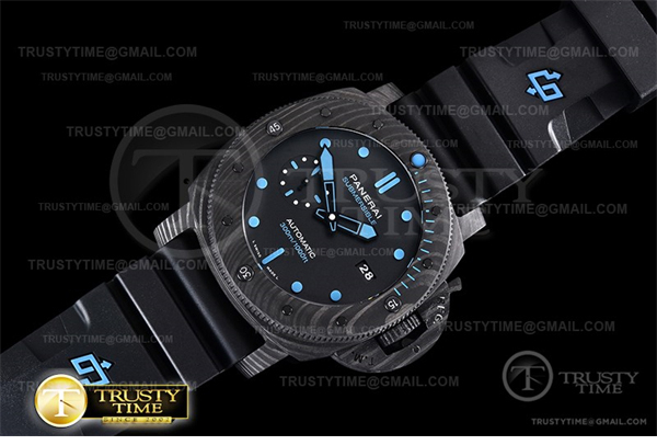 VS공장 파네라이 PAM1616 카보테크 블랙다이얼 러버스트랩 PAM1616 Carbotech Submersible 47mm CB_RU VSF P9000 - 상세 이미지