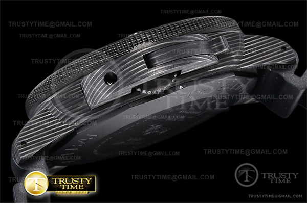 VS공장 파네라이 PAM1616 카보테크 블랙다이얼 러버스트랩 PAM1616 Carbotech Submersible 47mm CB_RU VSF P9000 - 상세 이미지