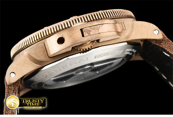 VS공장 파네라이 PAM382 브론조 그린다이얼 가죽스트랩 PAM382N Bronzo Submersible BR_LE Green VSF V2 Mod9000 - 상세 이미지