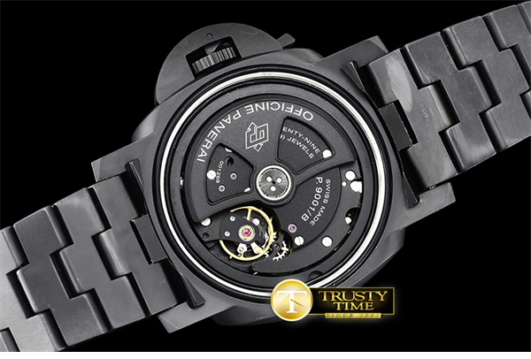 Panerai VS공장 파네라이 PAM438 투토네로 루미노르 풀세라믹 블랙다이얼 PAM438 Lum. Tuttonero 1950 GMT CR_CR Blk VSF V2 P9001 레플리카 9번 이미지 - 시계 | 세미샵 레플리카 사이트