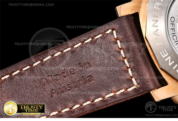 VS공장 파네라이 PAM968 브론조 브라운다이얼 가죽스트랩 PAM 968 Submersible Bronzo 47mm BR_LE Brn VSF Mod 9010 - 상세 이미지