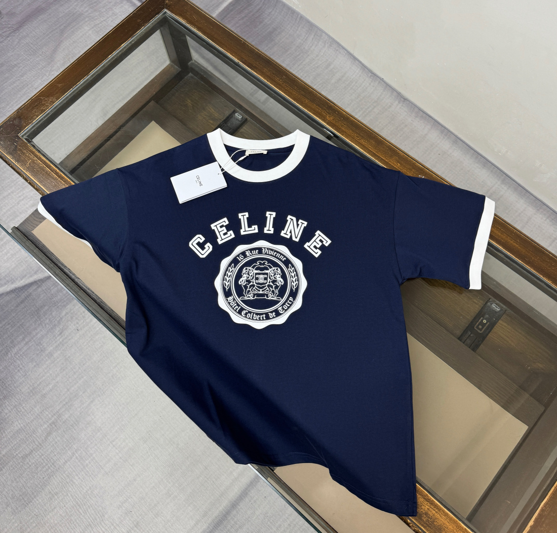 C E L I N E 셀린느 링거 티셔츠 코튼 저지 레플리카 2번 이미지 - 의류 | 세미샵 레플리카 사이트