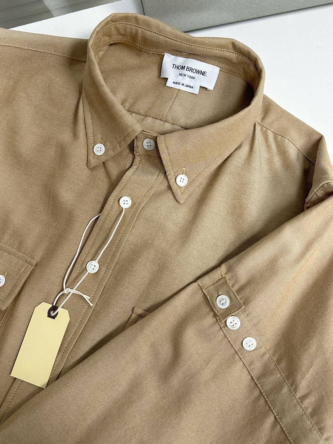 톰브라운 톰브라운 미디엄 웨이트 코튼 트윌 오버셔츠 " 2 Color " 레플리카 5번 이미지 - 의류 | 세미샵 레플리카 사이트