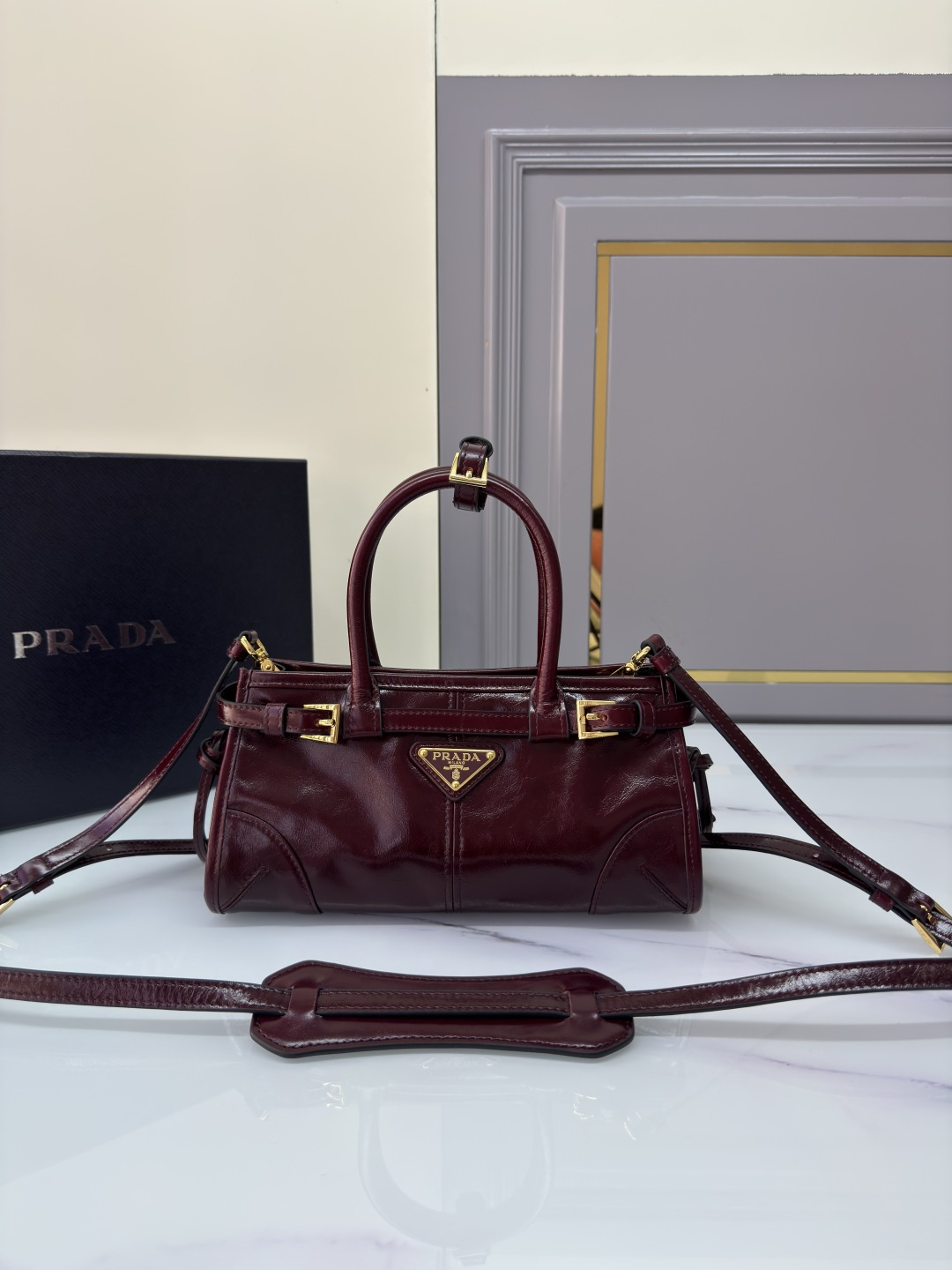 프라다 프라다 보니 미니 탑 핸들 레플리카 1번 이미지 - Bag | 세미샵 레플리카 사이트