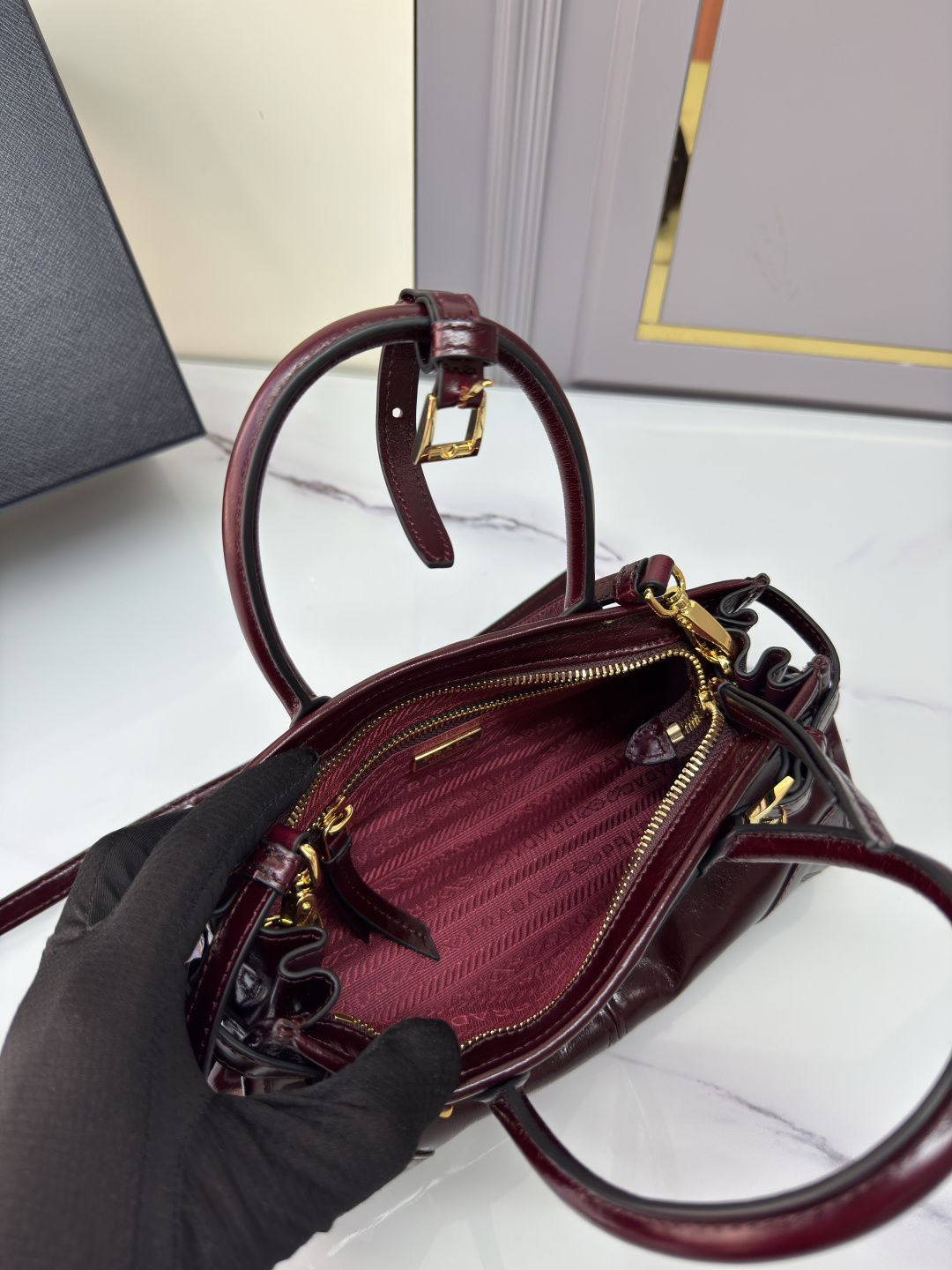 프라다 프라다 보니 미니 탑 핸들 레플리카 7번 이미지 - Bag | 세미샵 레플리카 사이트