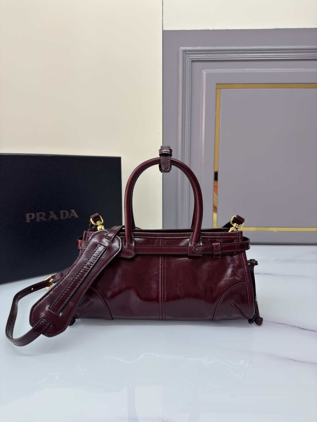 프라다 프라다 보니 미니 탑 핸들 레플리카 2번 이미지 - Bag | 세미샵 레플리카 사이트