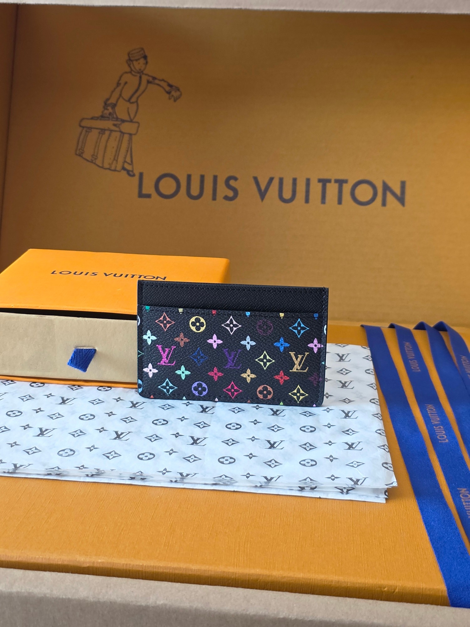 Louis Vuitton 루이비통 포르트 카르트 심플 모노그램 멀티컬러 레플리카 2번 이미지 - 지갑 | 세미샵 레플리카 사이트