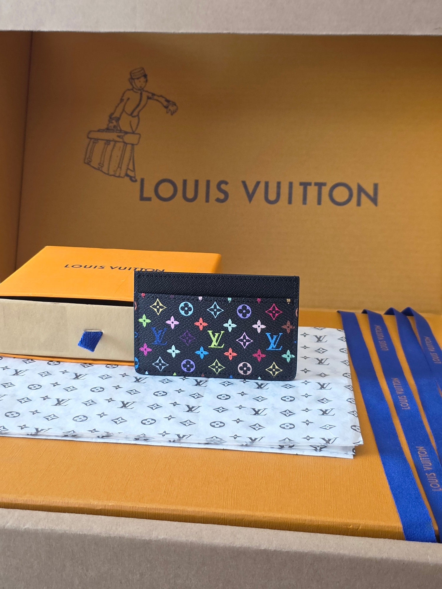 Louis Vuitton 루이비통 포르트 카르트 심플 모노그램 멀티컬러 레플리카 1번 이미지 - 지갑 | 세미샵 레플리카 사이트