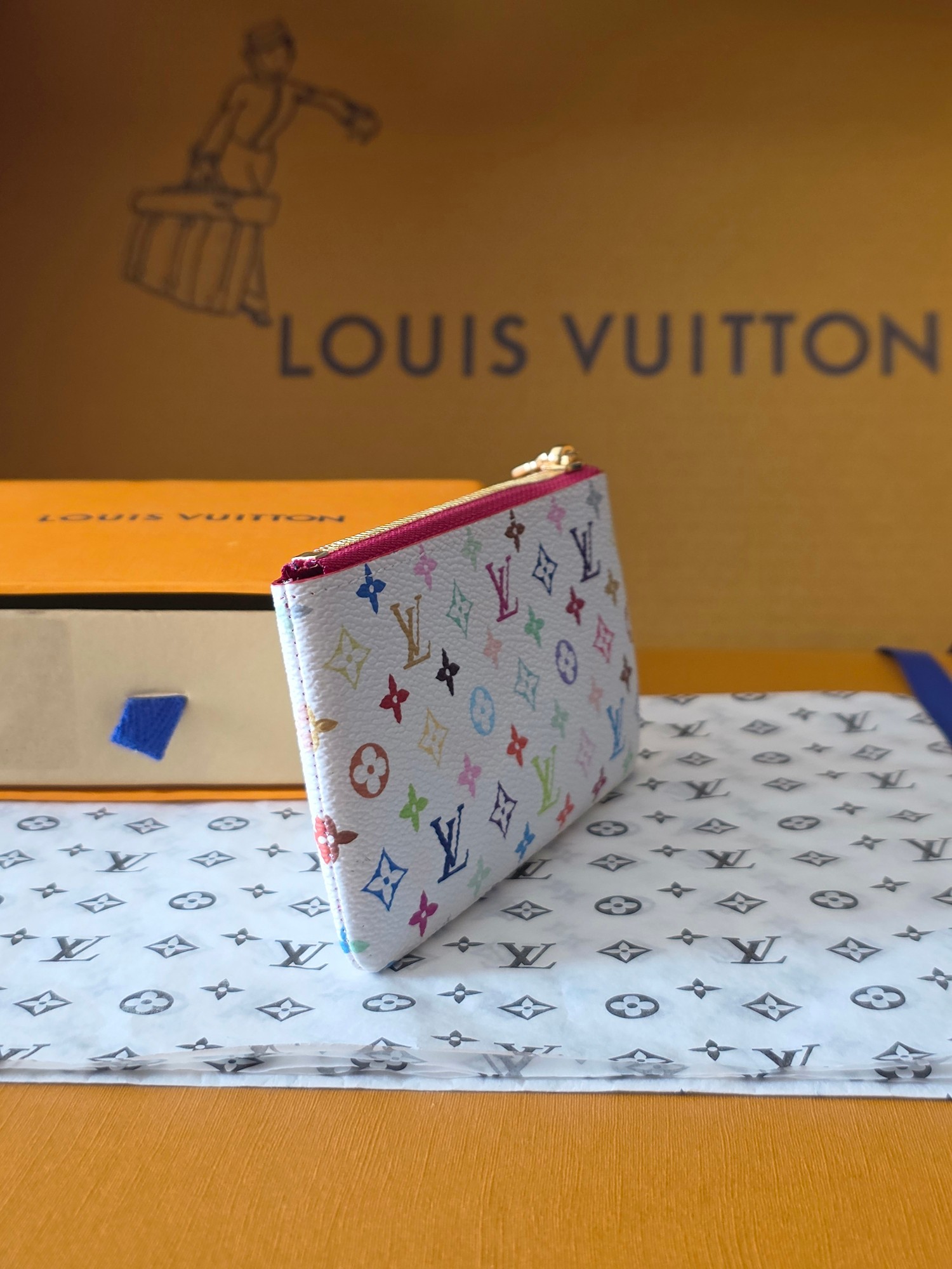 Louis Vuitton 루이비통 모노그램 멀티컬러 키 파우치 레플리카 4번 이미지 - 지갑 | 세미샵 레플리카 사이트