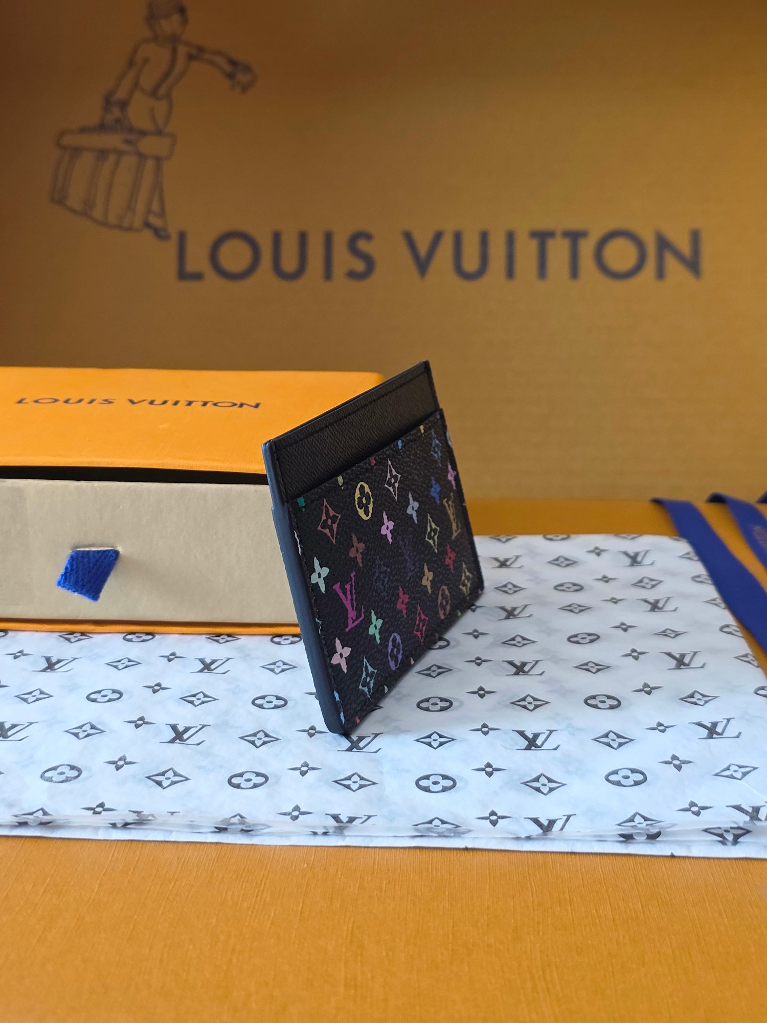 Louis Vuitton 루이비통 포르트 카르트 심플 모노그램 멀티컬러 레플리카 4번 이미지 - 지갑 | 세미샵 레플리카 사이트