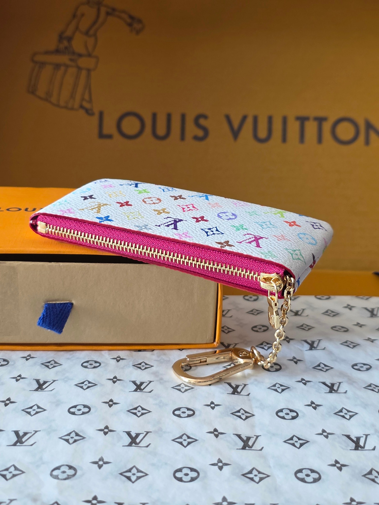 Louis Vuitton 루이비통 모노그램 멀티컬러 키 파우치 레플리카 5번 이미지 - 지갑 | 세미샵 레플리카 사이트