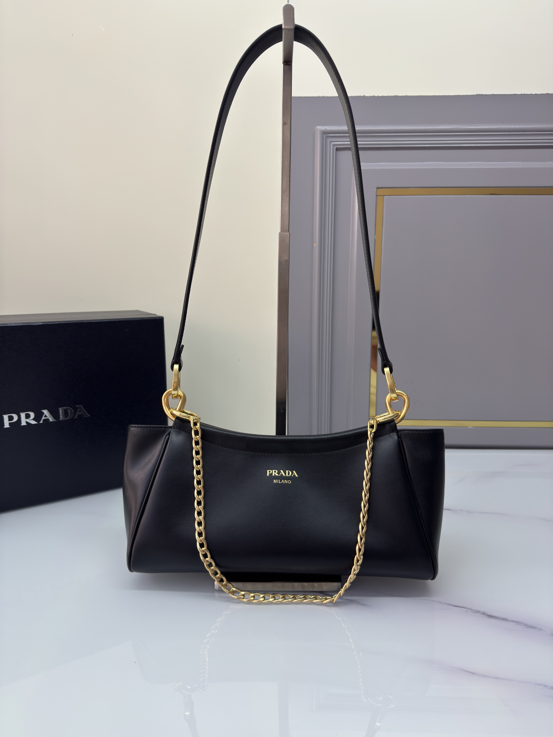 프라다 프라다 스몰 가죽 숄더백 레플리카 9번 이미지 - Bag | 세미샵 레플리카 사이트