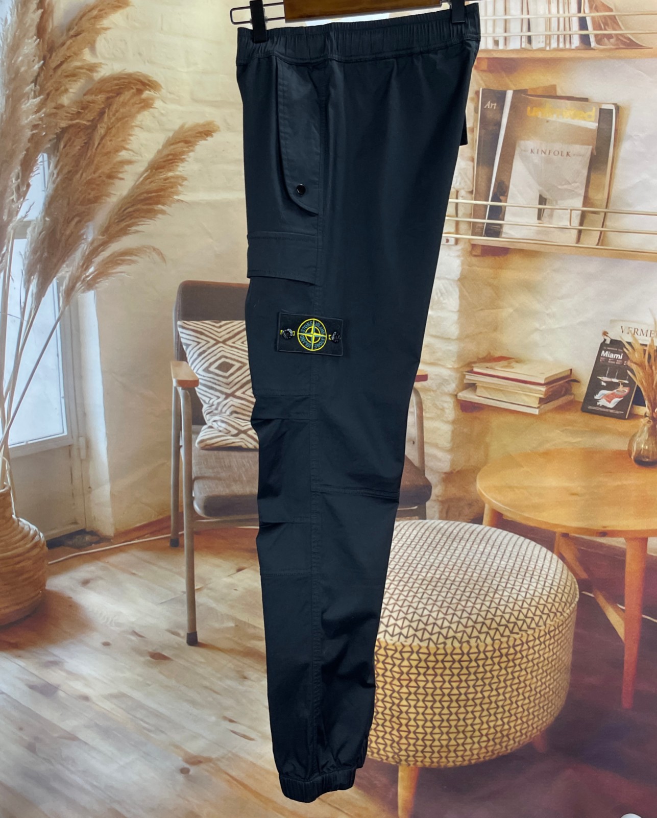 Stone Island 스톤아일랜드 가먼트 다이 스트레치 코튼 텔라 카고 조거 팬츠 레플리카 12번 이미지 - 의류 | 세미샵 레플리카 사이트