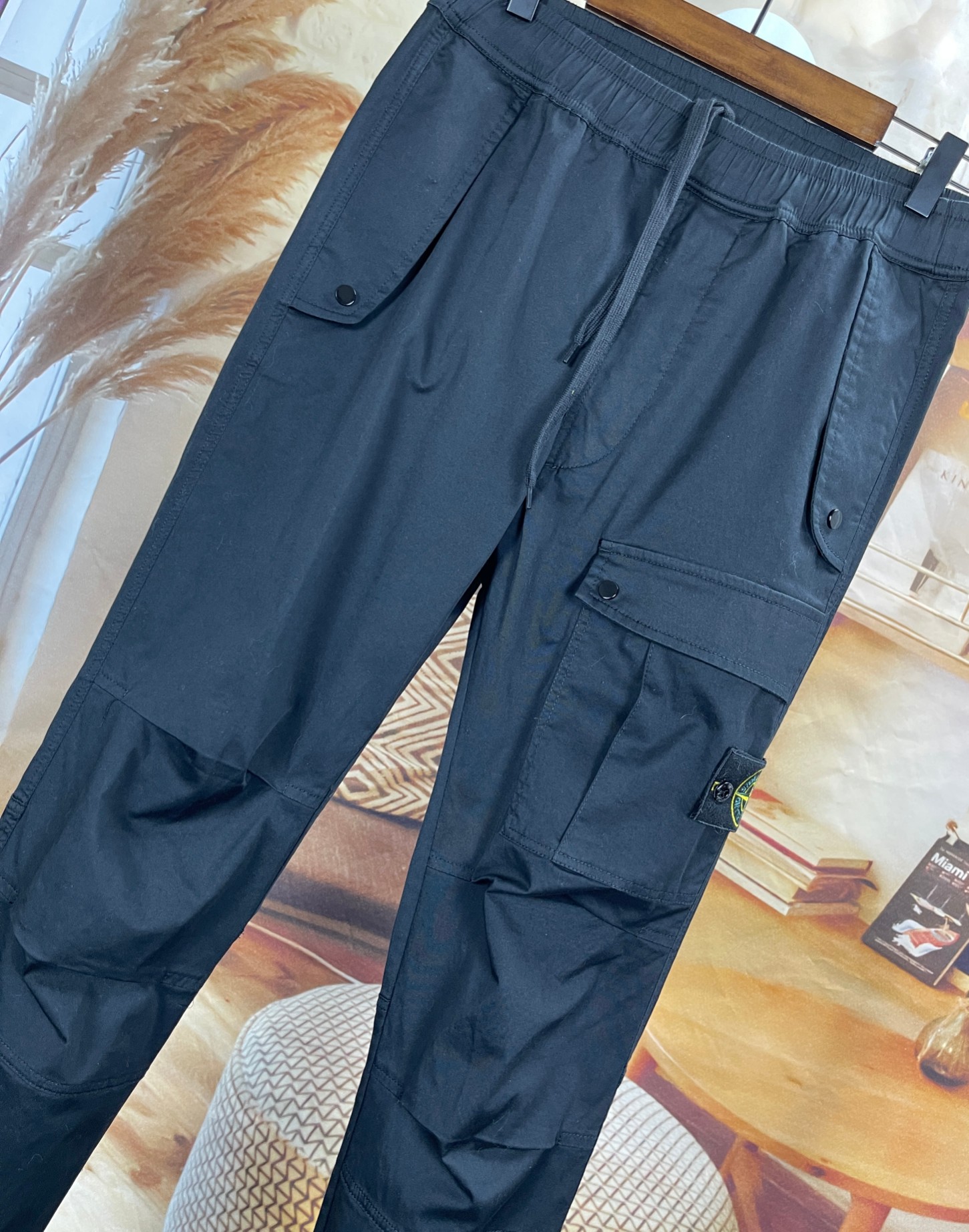 Stone Island 스톤아일랜드 가먼트 다이 스트레치 코튼 텔라 카고 조거 팬츠 레플리카 11번 이미지 - 의류 | 세미샵 레플리카 사이트