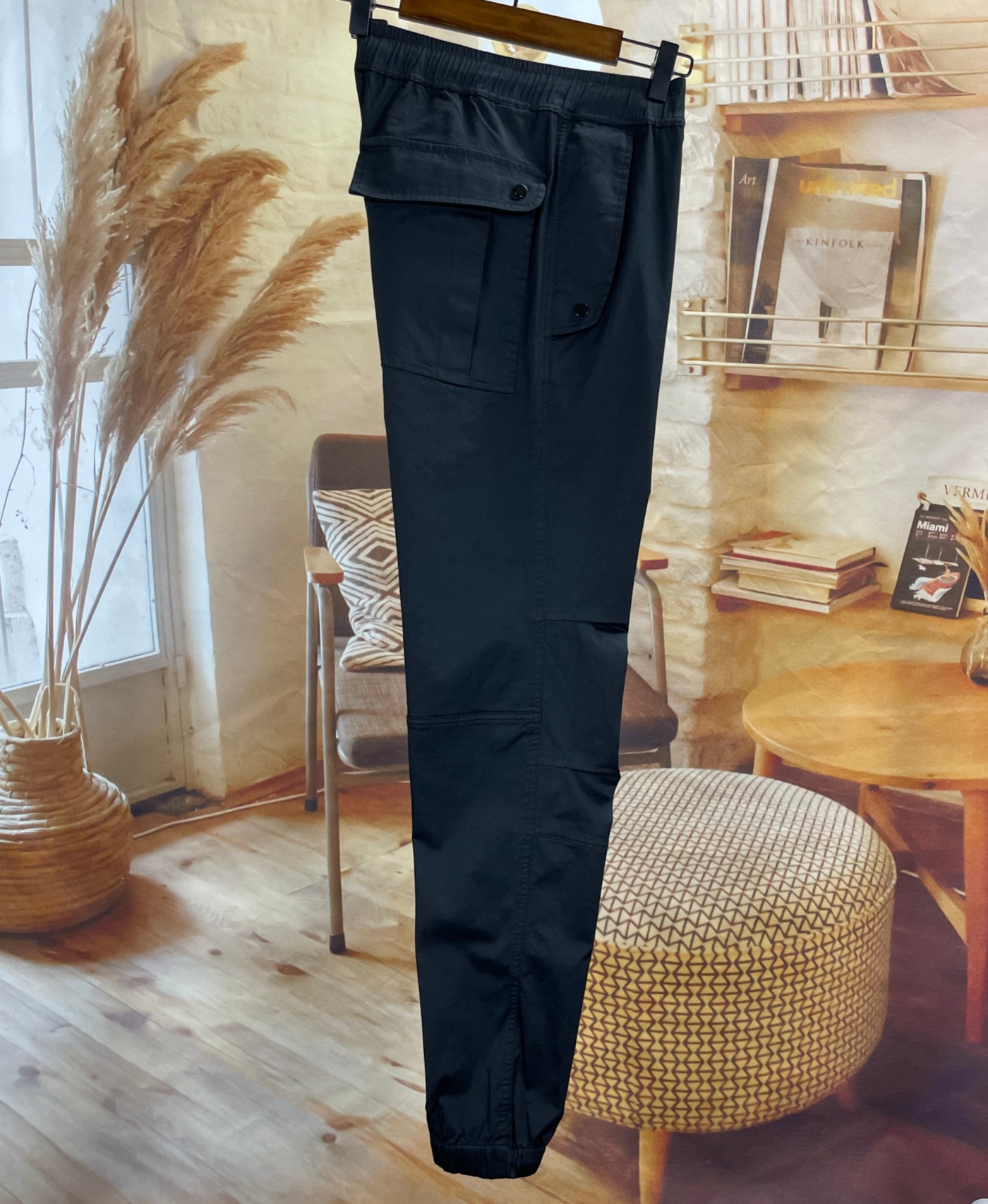 Stone Island 스톤아일랜드 가먼트 다이 스트레치 코튼 텔라 카고 조거 팬츠 레플리카 13번 이미지 - 의류 | 세미샵 레플리카 사이트