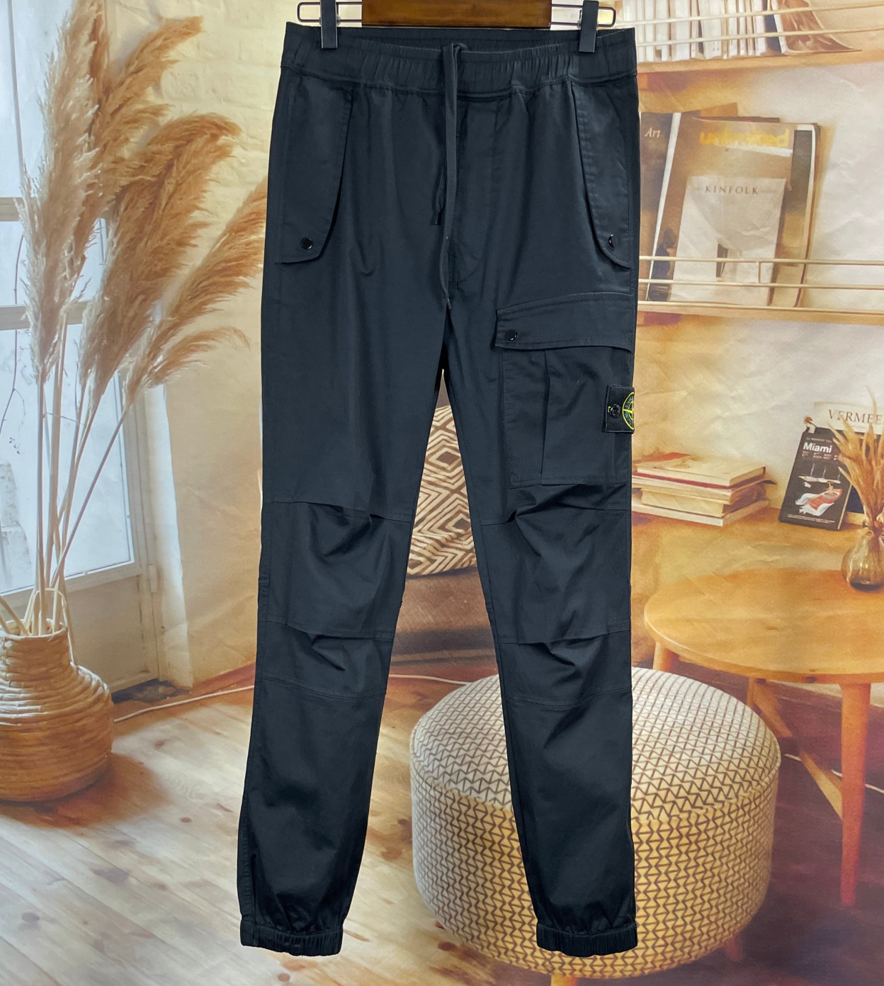 Stone Island 스톤아일랜드 가먼트 다이 스트레치 코튼 텔라 카고 조거 팬츠 레플리카 9번 이미지 - 의류 | 세미샵 레플리카 사이트