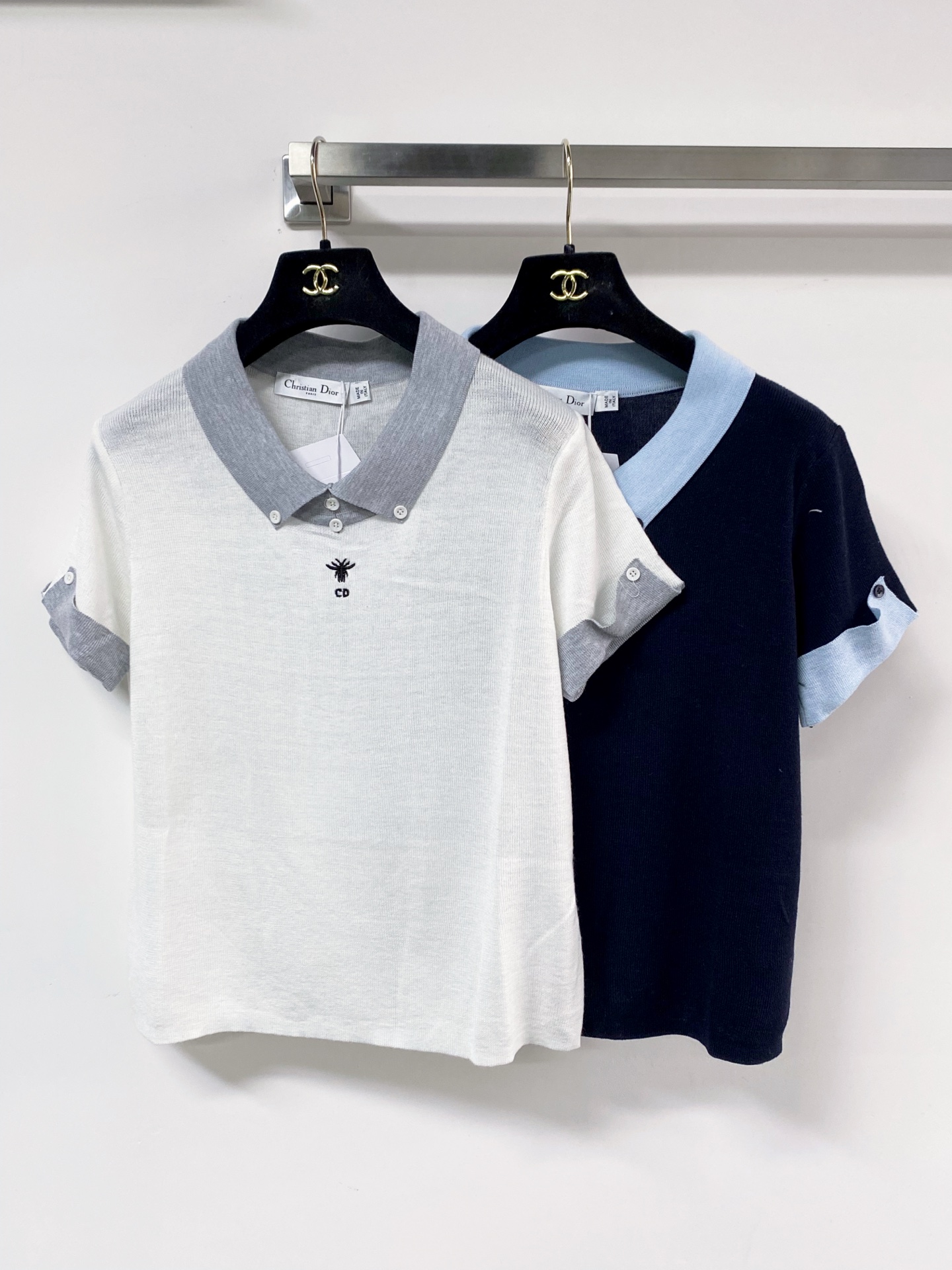 디올 디올 벌 자수 배색 셔츠 레플리카 11번 이미지 - 의류 | 세미샵 레플리카 사이트