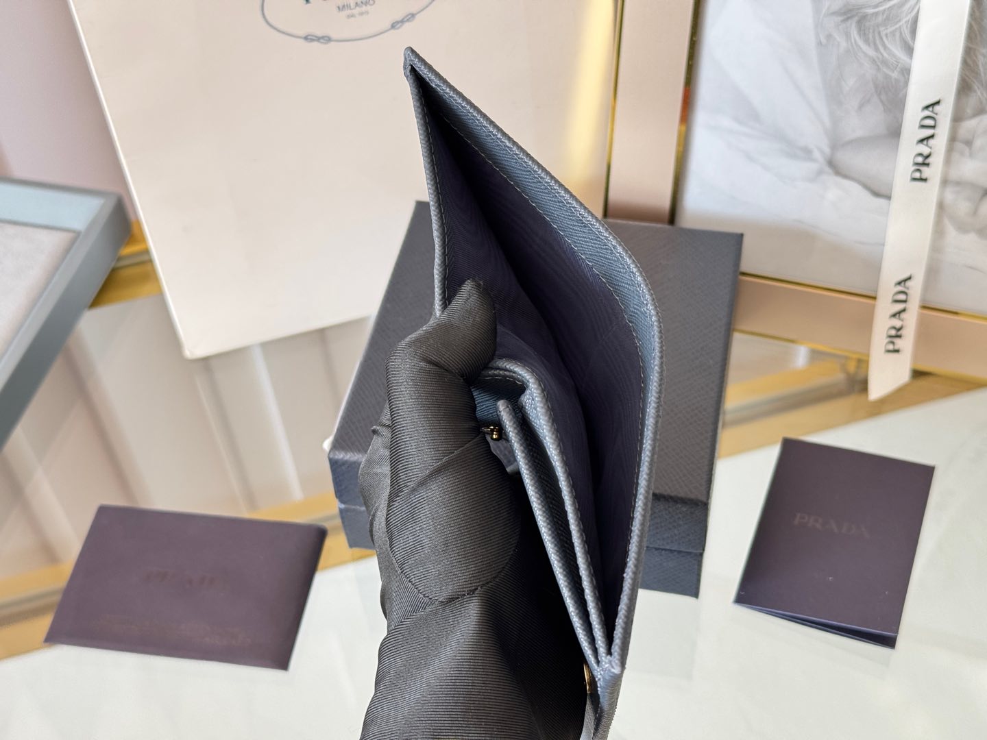 프라다 프라다 사피아노 레더 스몰 월릿 레플리카 7번 이미지 - 지갑 | 세미샵 레플리카 사이트