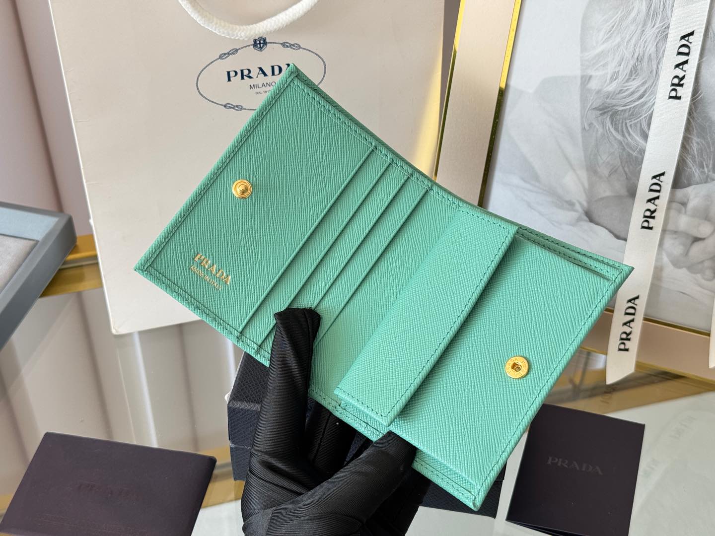 프라다 프라다 사피아노 레더 스몰 월릿 레플리카 26번 이미지 - 지갑 | 세미샵 레플리카 사이트