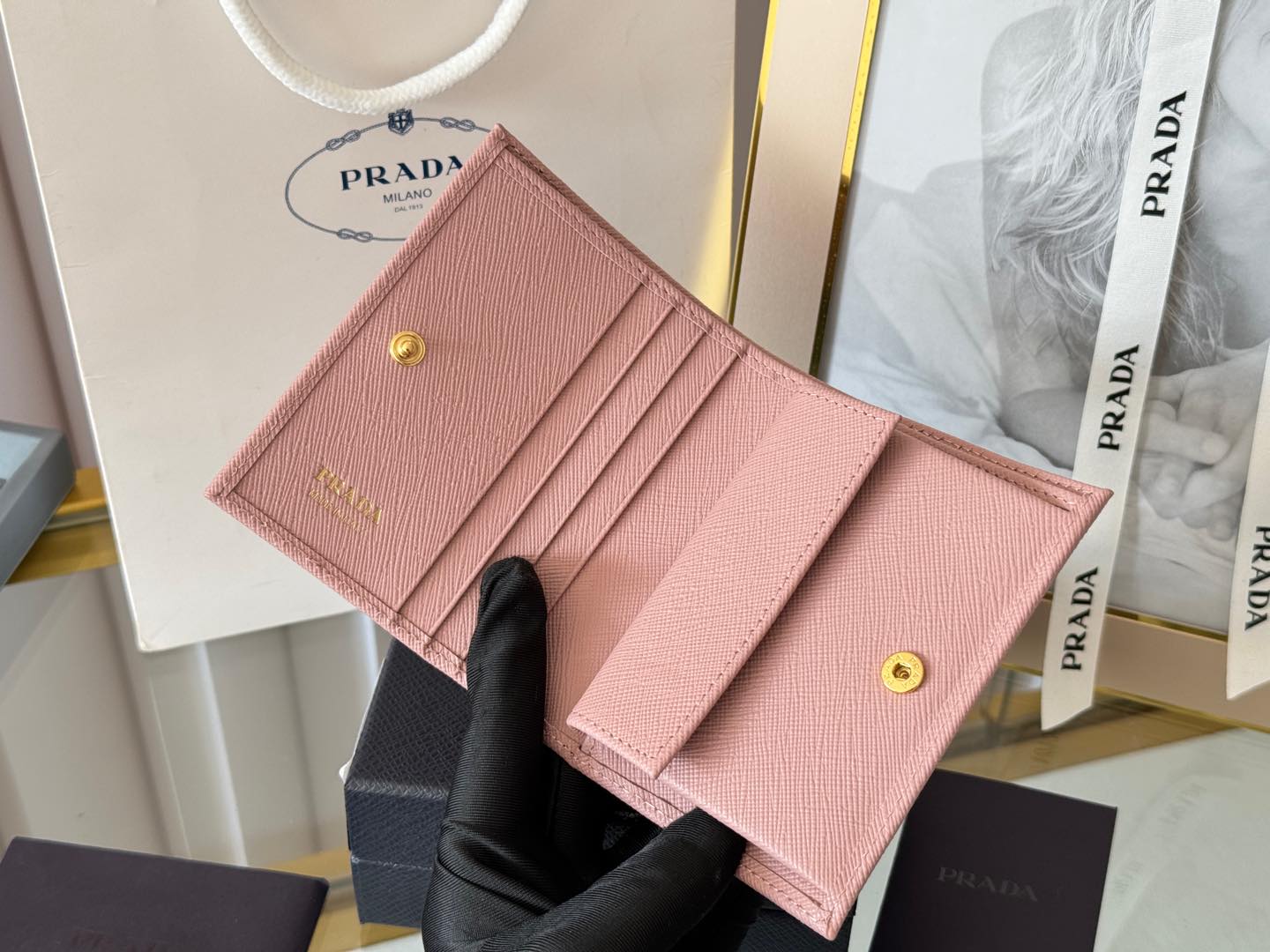프라다 프라다 사피아노 레더 스몰 월릿 레플리카 31번 이미지 - 지갑 | 세미샵 레플리카 사이트
