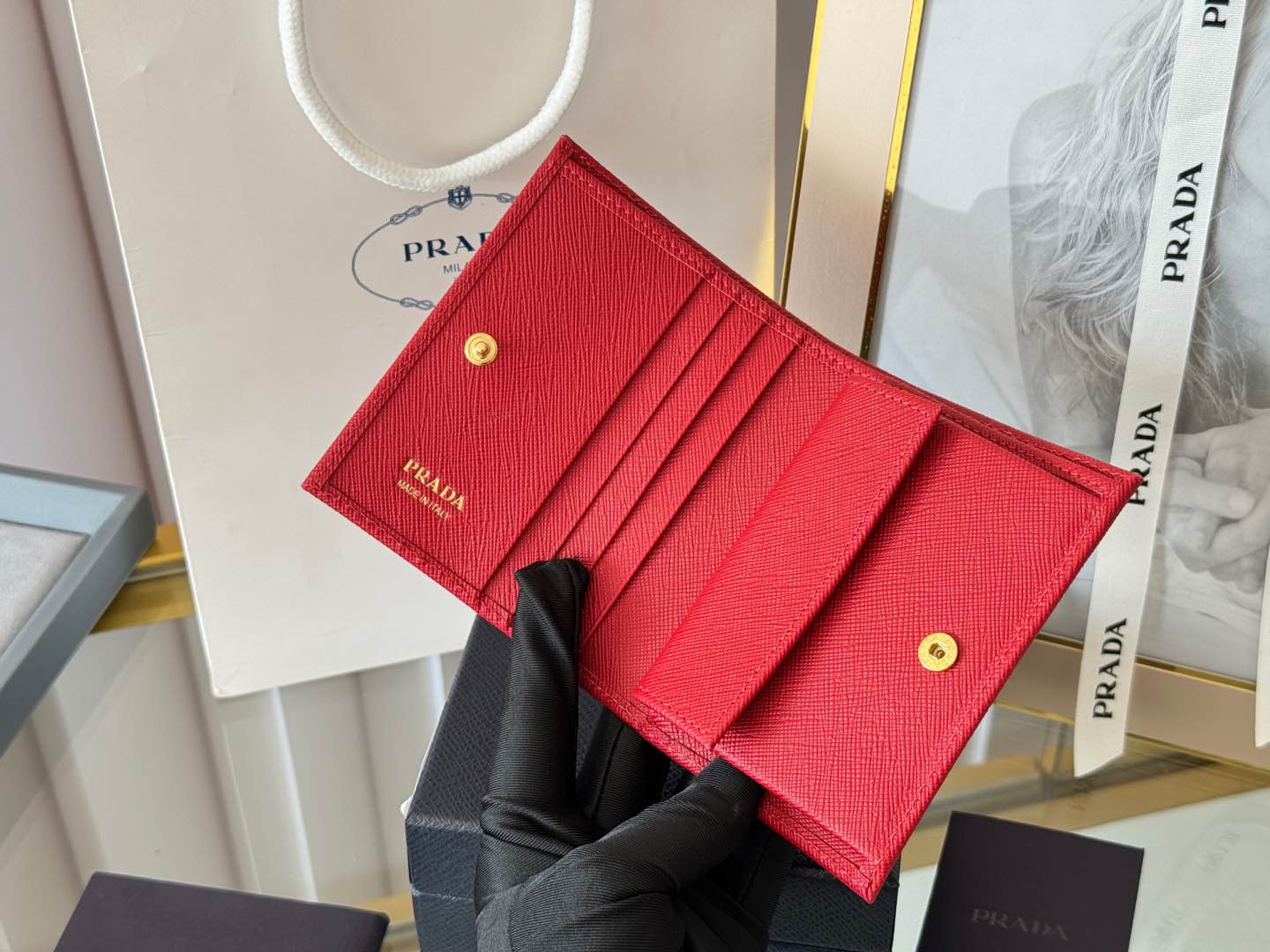 프라다 프라다 사피아노 레더 스몰 월릿 레플리카 21번 이미지 - 지갑 | 세미샵 레플리카 사이트