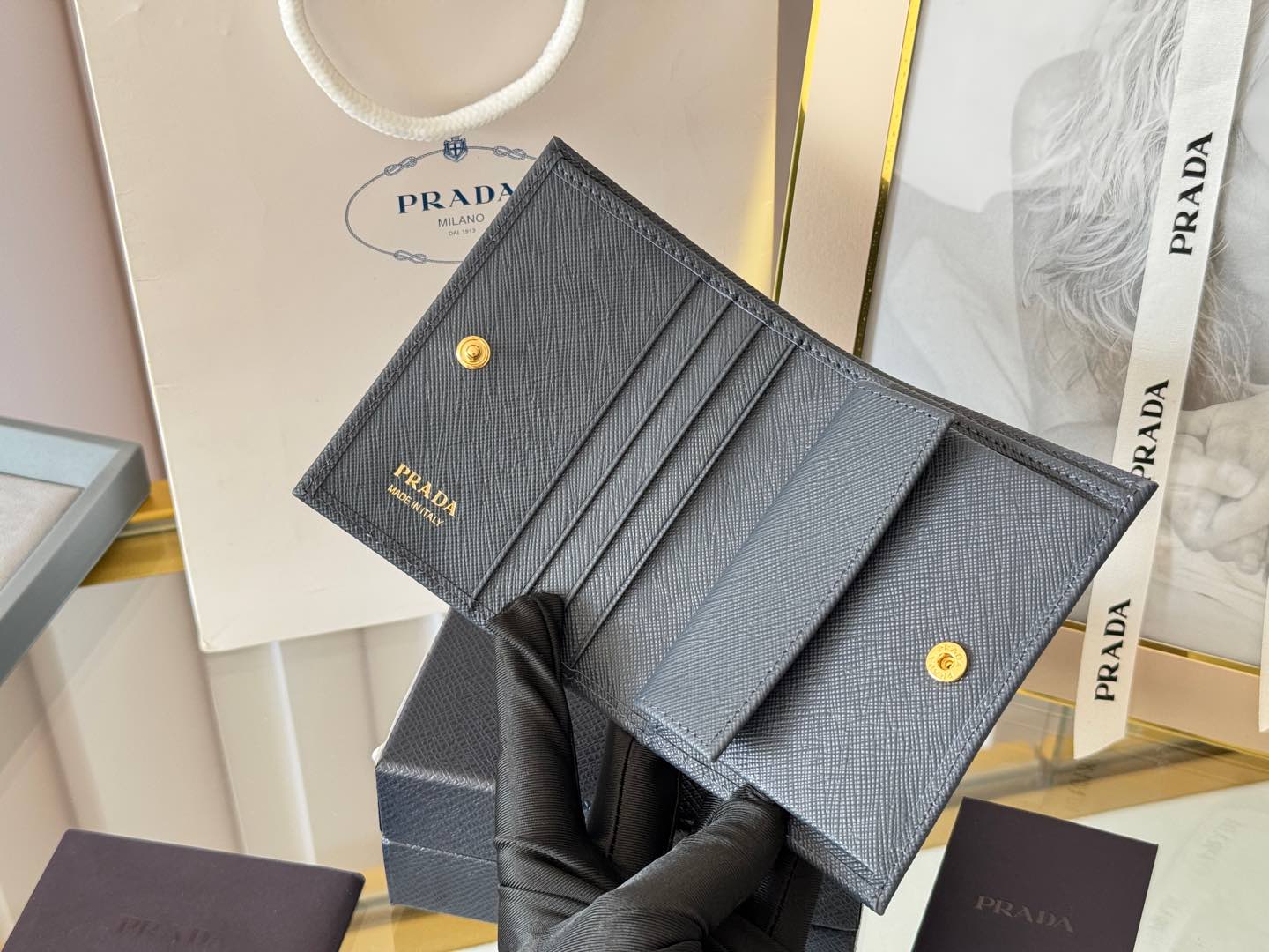 프라다 프라다 사피아노 레더 스몰 월릿 레플리카 6번 이미지 - 지갑 | 세미샵 레플리카 사이트