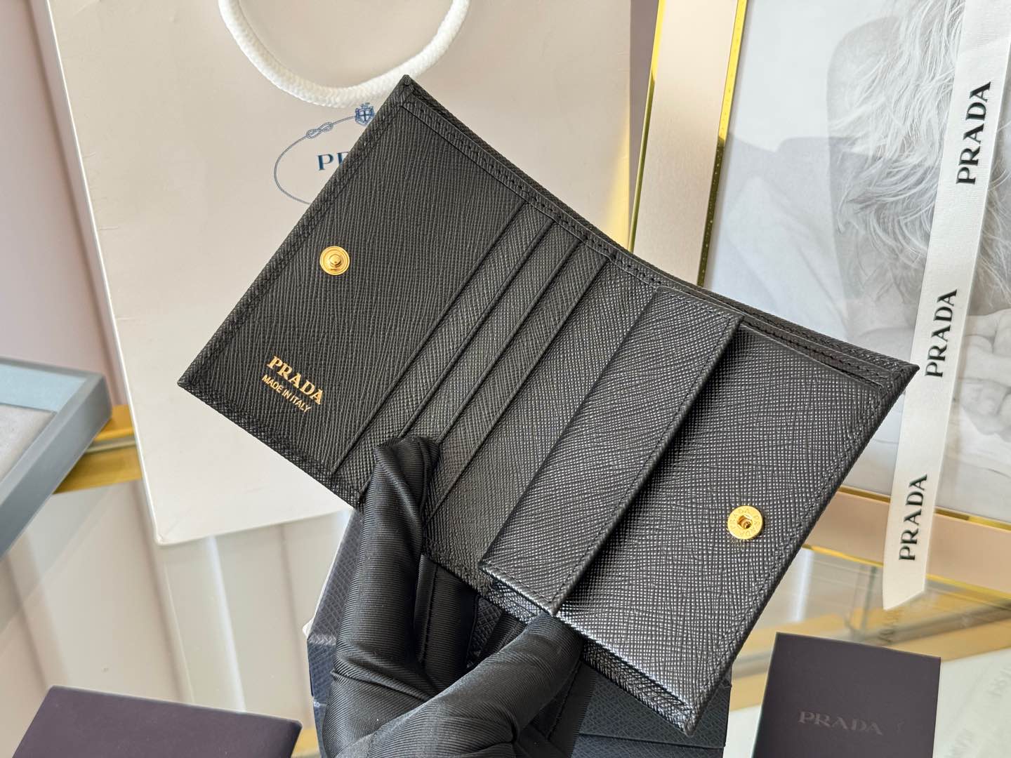 프라다 프라다 사피아노 레더 스몰 월릿 레플리카 36번 이미지 - 지갑 | 세미샵 레플리카 사이트